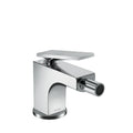 AXOR 39201001 Citterio Single-Hole Bidet Faucet with Pop-Up Drain- Rhombic Cut, 1.5 GPM - Chrome