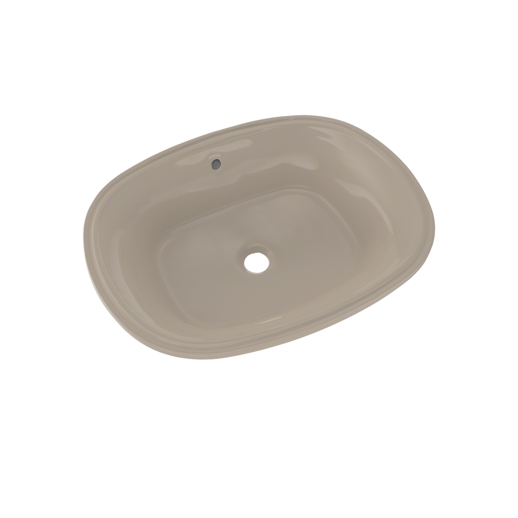 TOTO LT481G#03 Maris 20-5/16" X 15-9/16" Oval Undermount Bathroom Sink With Cefiontect - Bone