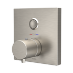 TOTO TBV02405U#BN Square Thermostatic Mixing Valve With One-Function Shower Trim - Brushed Nickel