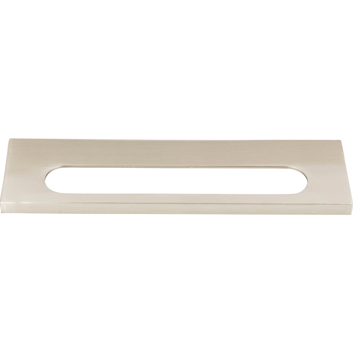 ATLAS 365-BRN Modern Square 5 1/16" Center to Center Finger Pull , Brushed Nickel