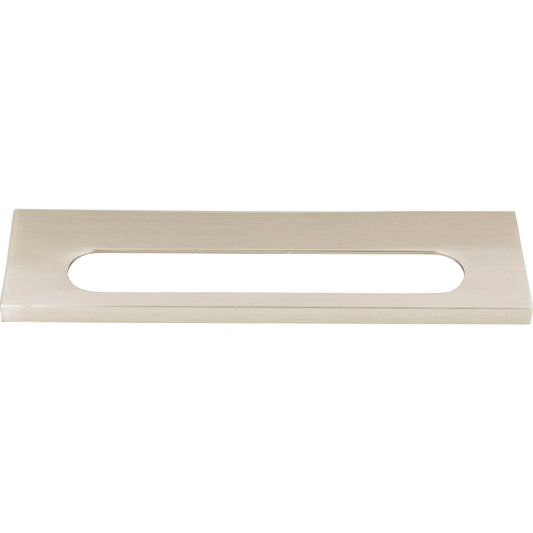 ATLAS 365-BRN Modern Square 5 1/16" Center to Center Finger Pull , Brushed Nickel