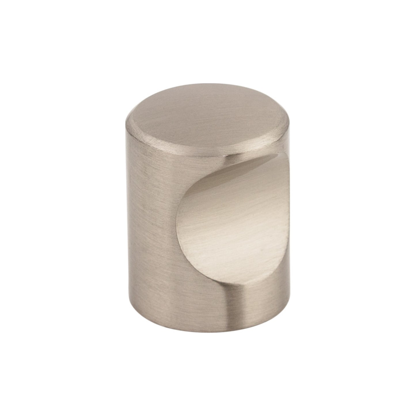 TOP KNOBS M579 Indent 3/4" Diameter Round Knob - Brushed Satin Nickel