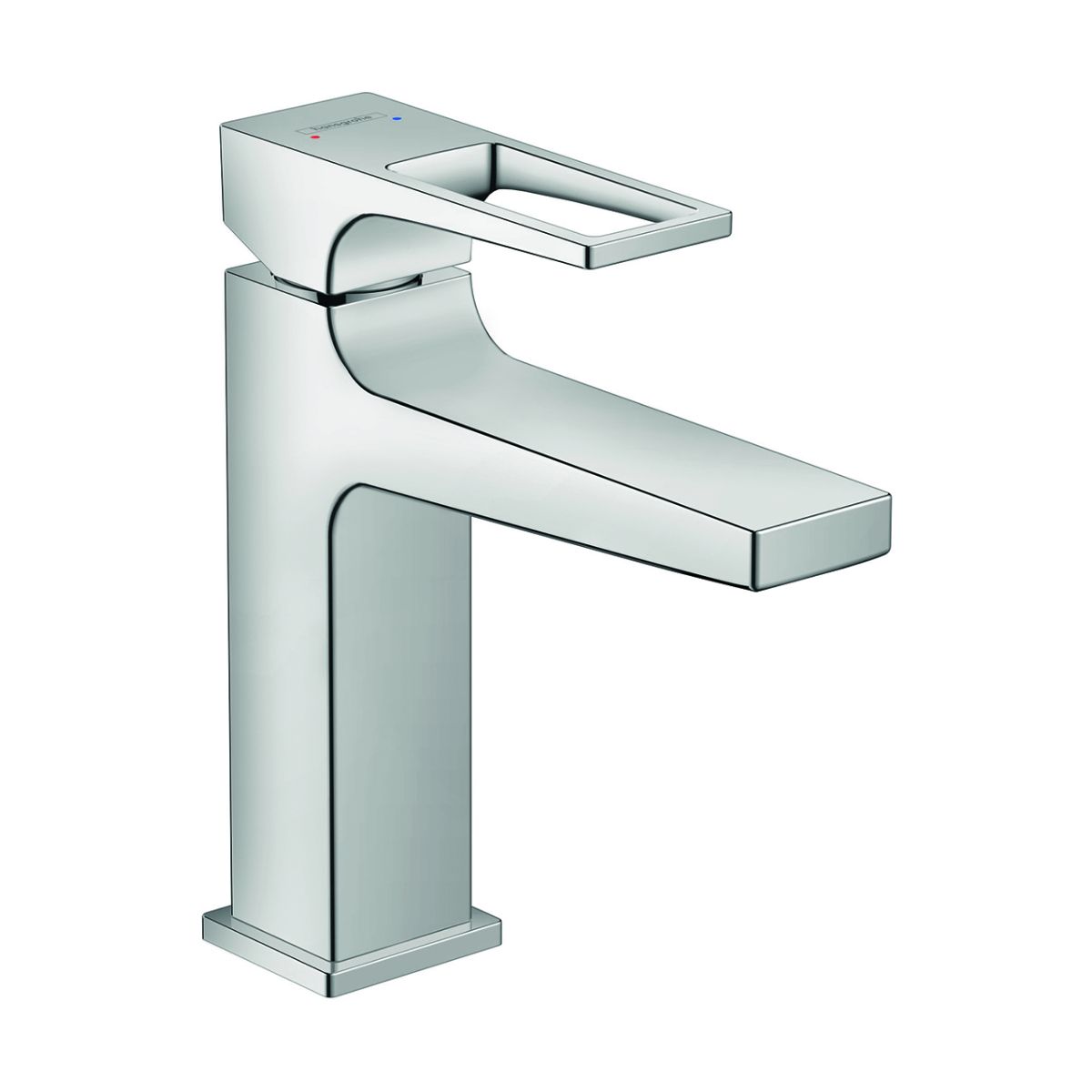 HANSGROHE 74506001 Metropol Single-Hole Faucet 110 with Loop Handle and Pop-Up Drain, 1.2 GPM - Chrome