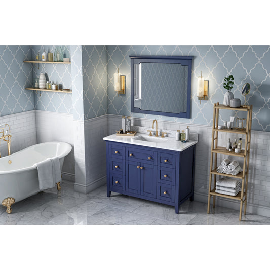 JEFFREY ALEXANDER MIR2CHA-40-BL 40" W x 1-1/2" D x 34" H Hale Blue Chatham mirror - Hale Blue