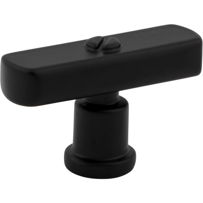 ATLAS A981-BL Everitt 2" Length Bar Knob - Matte Black