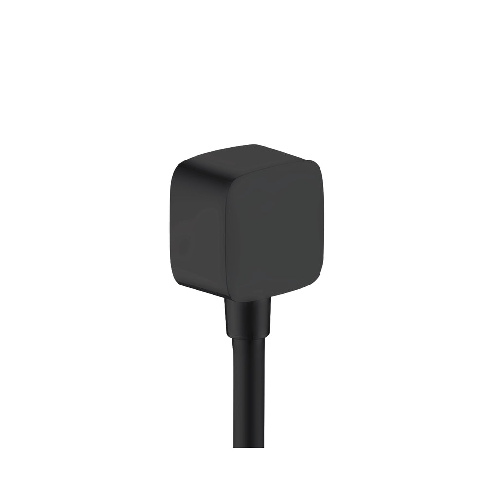 AXOR 36731671 ShowerSolutions Wall Outlet SoftCube with Check Valves - Matte Black