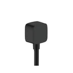 AXOR 36731671 ShowerSolutions Wall Outlet SoftCube with Check Valves - Matte Black