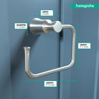 HANSGROHE 04786820 Joleena Towel Ring - Brushed Nickel