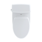 TOTO CST494CEMFRG#01 Connelly Two-Piece Elongated Dual-Max 1.28 and 0.9 GPF Universal Height Toilet with CEFIONTECT and Right Lever , Cotton White