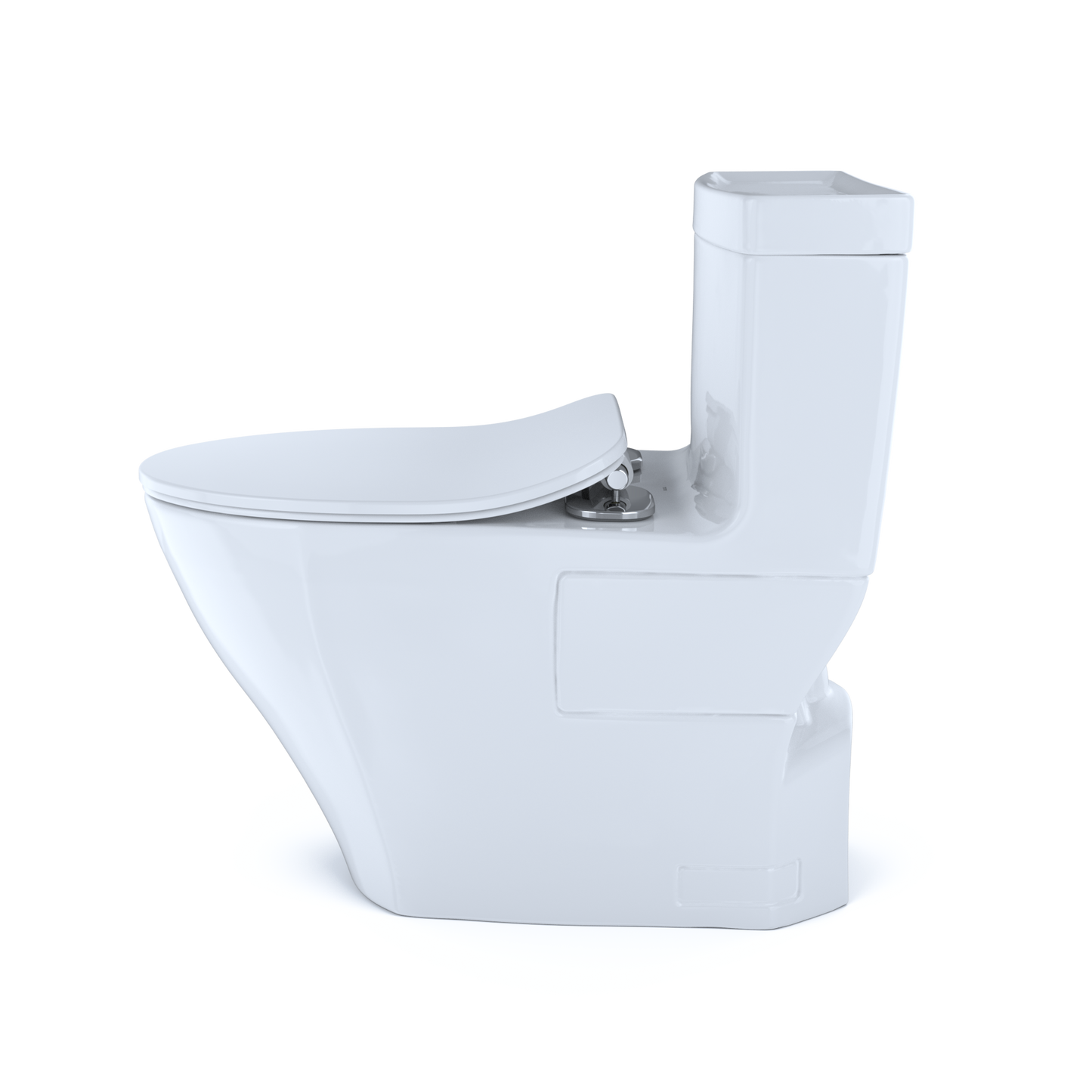 TOTO MS624234CEFG#01 Legato One-Piece Elongated 1.28 GPF Toilet with CEFIONTECT and SoftClose Seat , Cotton White