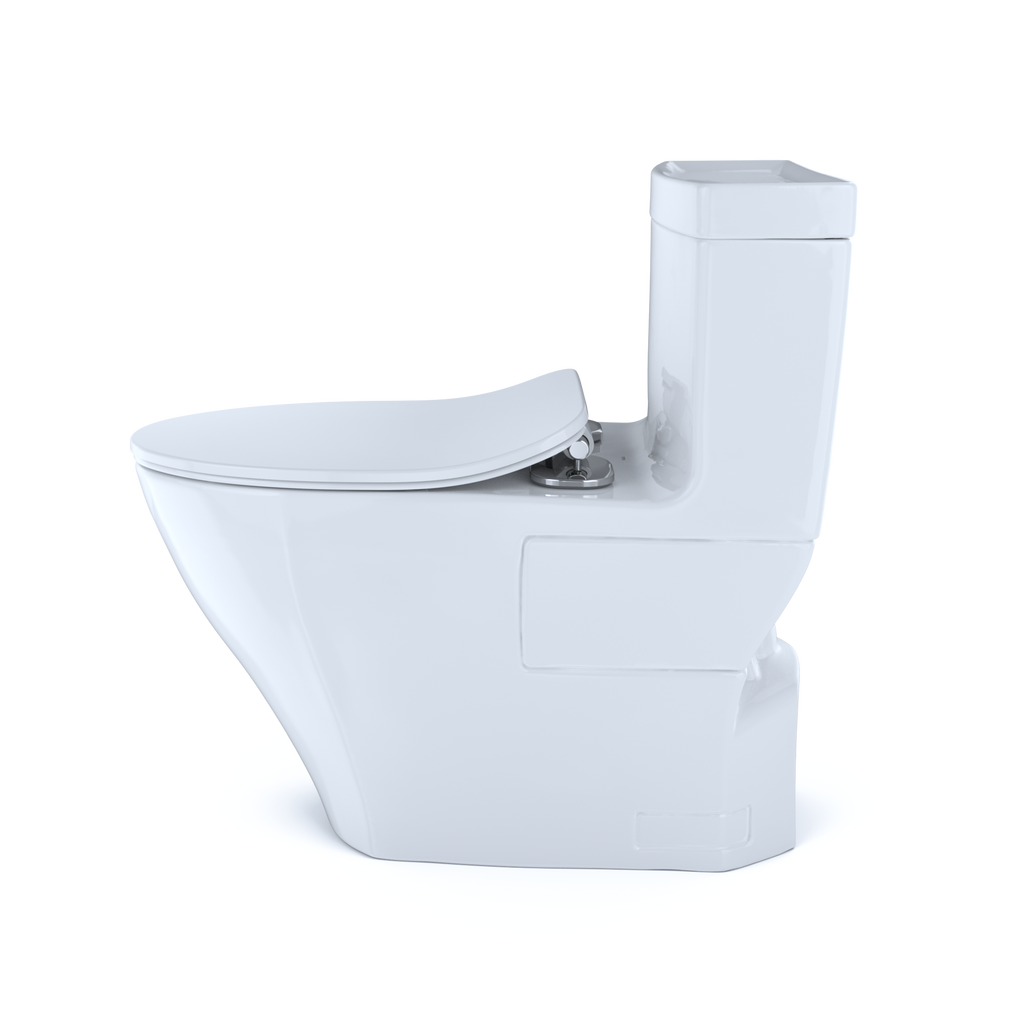 TOTO MS624234CEFG#01 Legato One-Piece Elongated 1.28 Gpf Toilet With Cefiontect And Softclose Seat - Cotton White