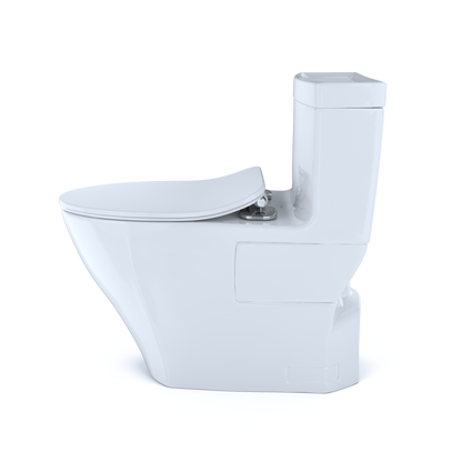 TOTO MS624234CEFG#01 Legato One-Piece Elongated 1.28 Gpf Toilet With Cefiontect And Softclose Seat - Cotton White