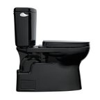 TOTO MS474124CEF#51 Vespin Ii Two-Piece Elongated 1.28 Gpf Universal Height Toilet With Ss124 Softclose Seat - Ebony