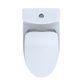 TOTO MS646234CEMFGN#01 Aquia IV One-Piece Elongated Dual Flush 1.28 and 0.9 GPF Universal Height , Cotton White