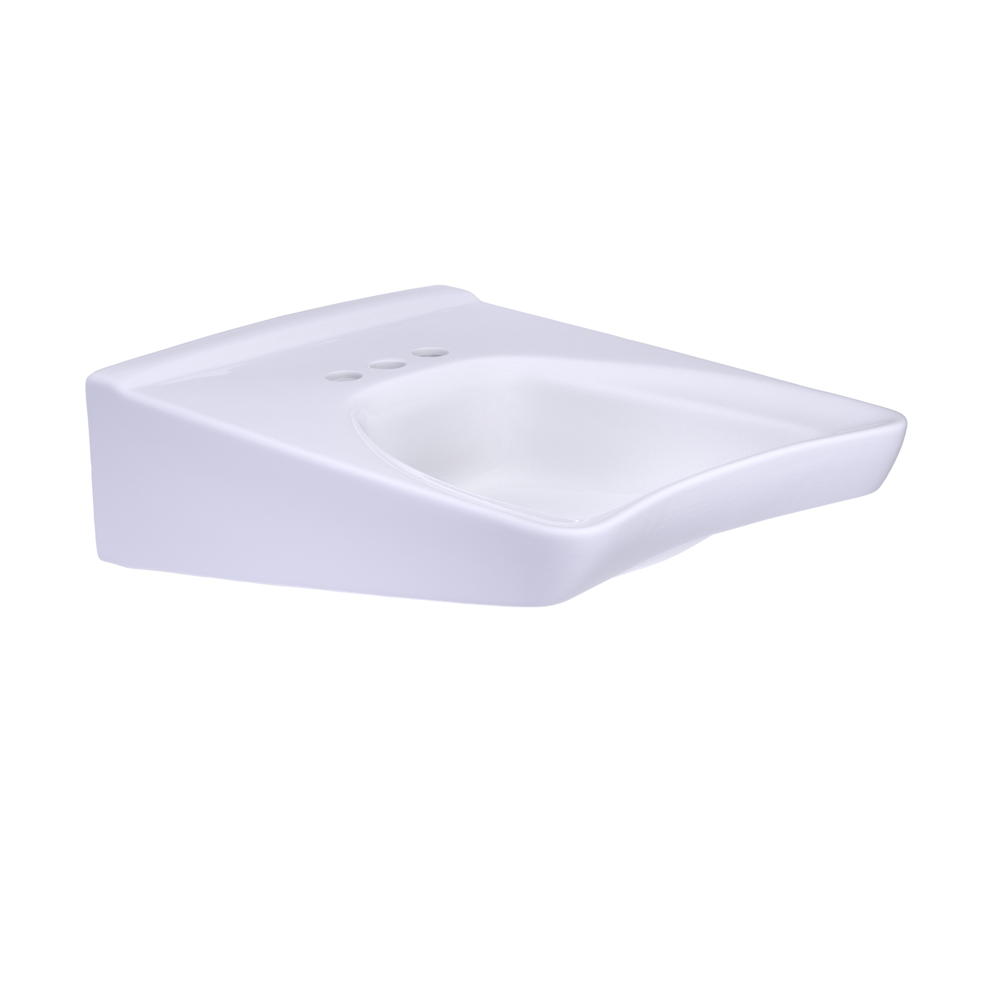 TOTO LT308.4#01 Commercial Wall-Mount Bathroom Sink For 4 Inch Center Faucets -