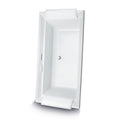 TOTO ABF626N#01DBN Acrylic Freestanding Aimes Cotton Brushed Nickel - Cotton White