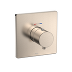 TOTO TBV02401U#BN Square Thermostatic Mixing Valve Shower Trim - Brushed Nickel