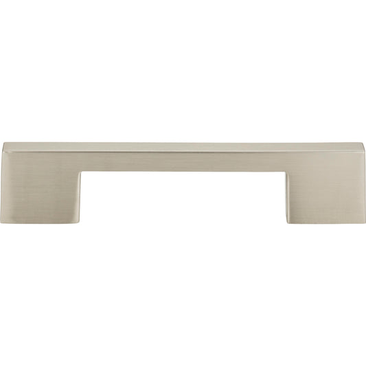 ATLAS A867-BN Thin Square 5 1/16" Center to Center Bar Pull - Brushed Nickel