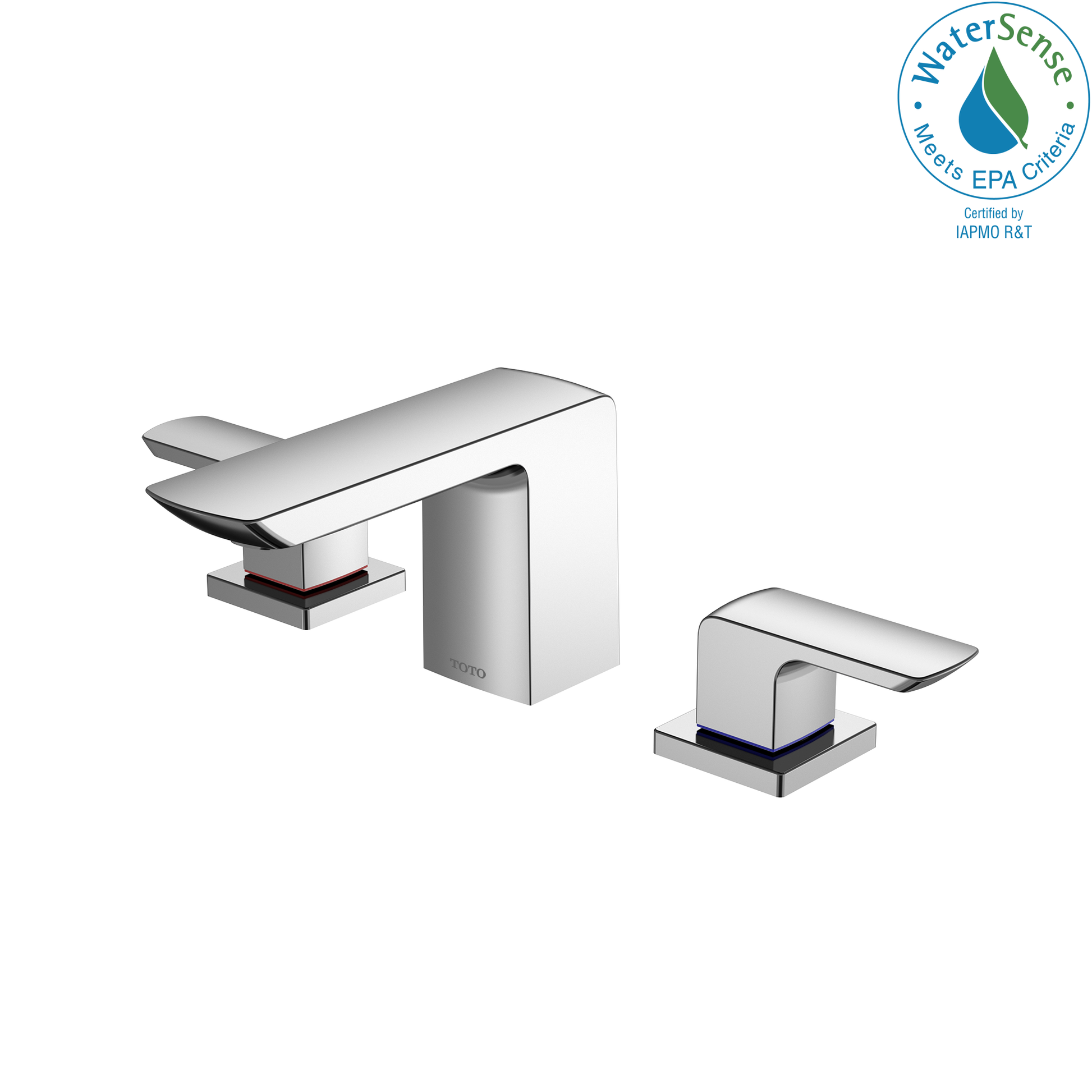 TOTO TLG02201U#CP Gr Series 1.2 Gpm Two Handle Widespread Bathroom Sink Faucet With Drain Assembly - Polished Chrome