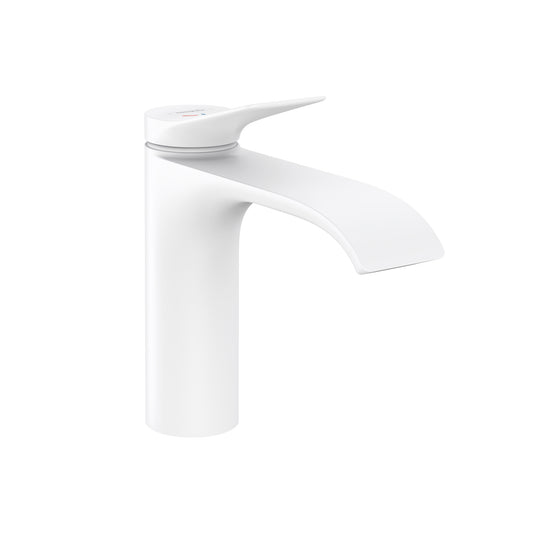HANSGROHE 75020701 Vivenis Single-hole Faucet 110 with Pop-Up Drain, 1.2 GPM - Matte White