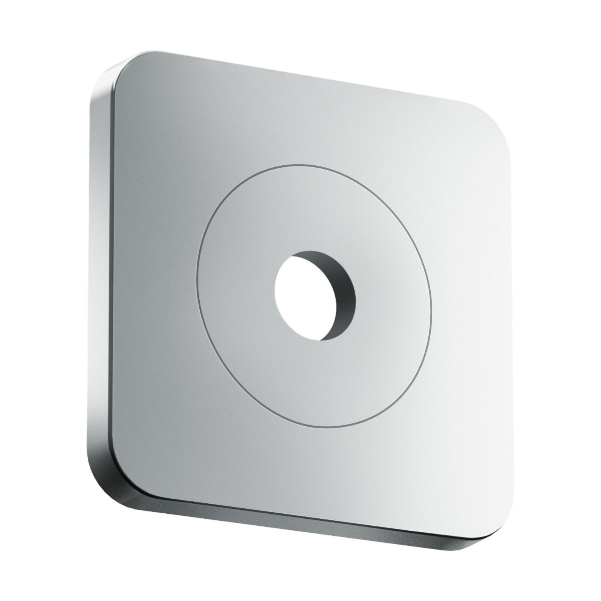 AXOR 28801001 Citterio C Wall Plate SoftSquare 5" x 5" - Chrome