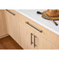 JEFFREY ALEXANDER 478-18MBSBZ Larkin 2 18" Center-to-Center Appliance Pull - Matte Black w/Satin Bronze