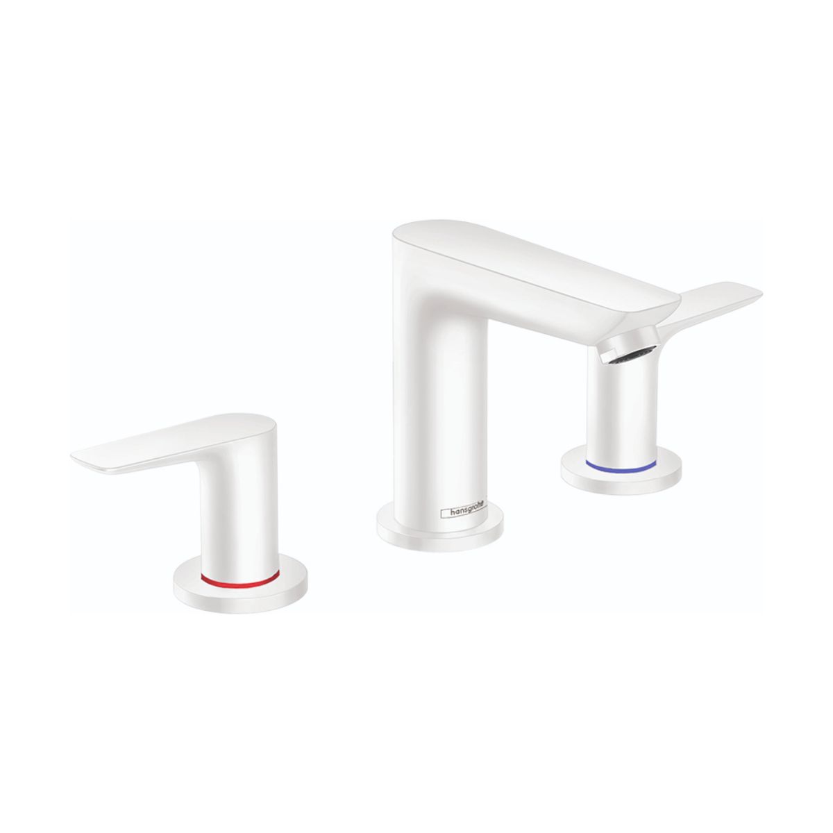 HANSGROHE 71733701 Talis E Widespread Faucet 150 with Pop-Up Drain, 1.2 GPM - Matte White