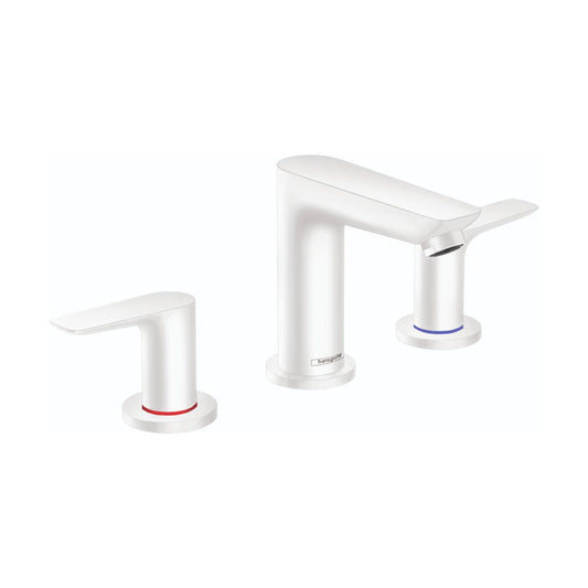 HANSGROHE 71733701 Talis E Widespread Faucet 150 with Pop-Up Drain, 1.2 GPM - Matte White
