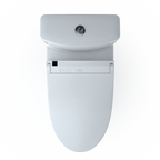 TOTO MW4463084CEMFGN#01 Washlet+ Aquia Iv Two-Piece Elongated Universal Height Dual Flush 1.28 And 0.9 Gpf Toilet And Washlet C5 Bidet Seat - Cotton White