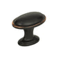 ATLAS 316-VB Austen 1 5/16" Length Oval Knob - Venetian Bronze