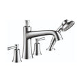 HANSGROHE 04777000 Joleena 4-Hole Roman Tub Set Trim with 1.75 GPM Handshower - Chrome