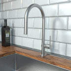 HANSGROHE 72857801 Talis N HighArc Kitchen Faucet, O-Style 2-Spray Pull-Down, 1.5 GPM - Stainless Steel Optic