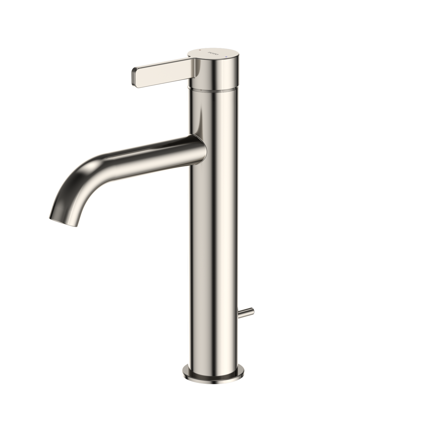 TOTO TLG11303U#PN GF 1.2 GPM Single Handle Semi-Vessel Bathroom Sink Faucet with COMFORT GLIDE Technology , Polished Nickel