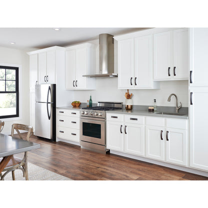 JEFFREY ALEXANDER 435L-DBAC Annadale 1-1/2" Length Rectangle Knob - Brushed Oil Rubbed Bronze