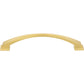 JEFFREY ALEXANDER 944-160BG Roman 160 mm Center-to-Center Arch Pull - Brushed Gold