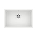 BLANCO 522429 Precis Precis SILGRANIT 27" Single Bowl Undermount Kitchen Sink - White in White