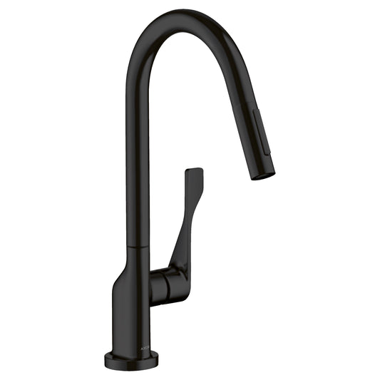 AXOR Citterio  HighArc Kitchen Faucet 2-Spray Pull-Down, 1.75 GPM in Matte Black