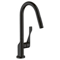 AXOR 39835671 Citterio HighArc Kitchen Faucet 2-Spray Pull-Down, 1.75 GPM - Matte Black