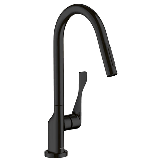 AXOR 39835671 Citterio HighArc Kitchen Faucet 2-Spray Pull-Down, 1.75 GPM - Matte Black
