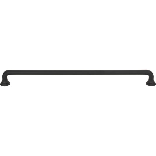 ATLAS 424-BL Royals 12" Center to Center Bar Pull , Matte Black