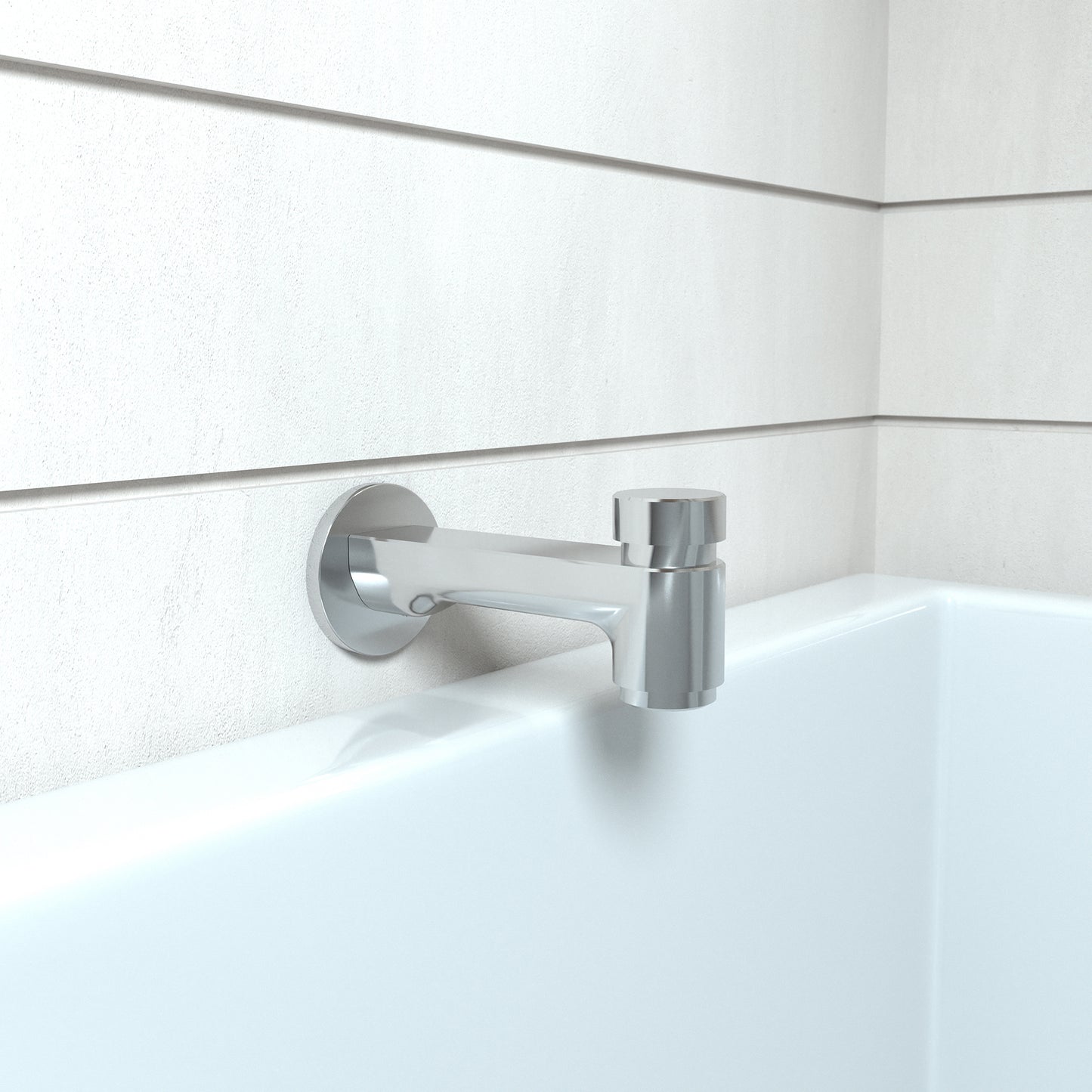HANSGROHE 14414001 Chrome Metris S Modern Tub Spout