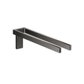 AXOR 42622330 Universal Rectangular Towel Holder Twin-Handle - Polished Black Chrome