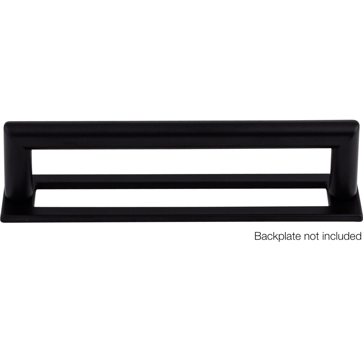 TOP KNOBS TK942BLK Kinney 5 1/16" Center to Center Bar Pull - Flat Black