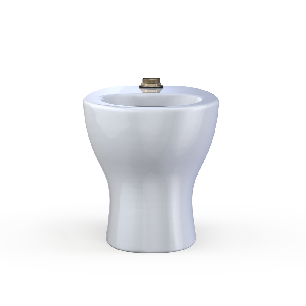 TOTO CT725CUF#01 Tornado Flush Commercial Flushometer Floor-Mounted Universal Height Toilet - Cotton White