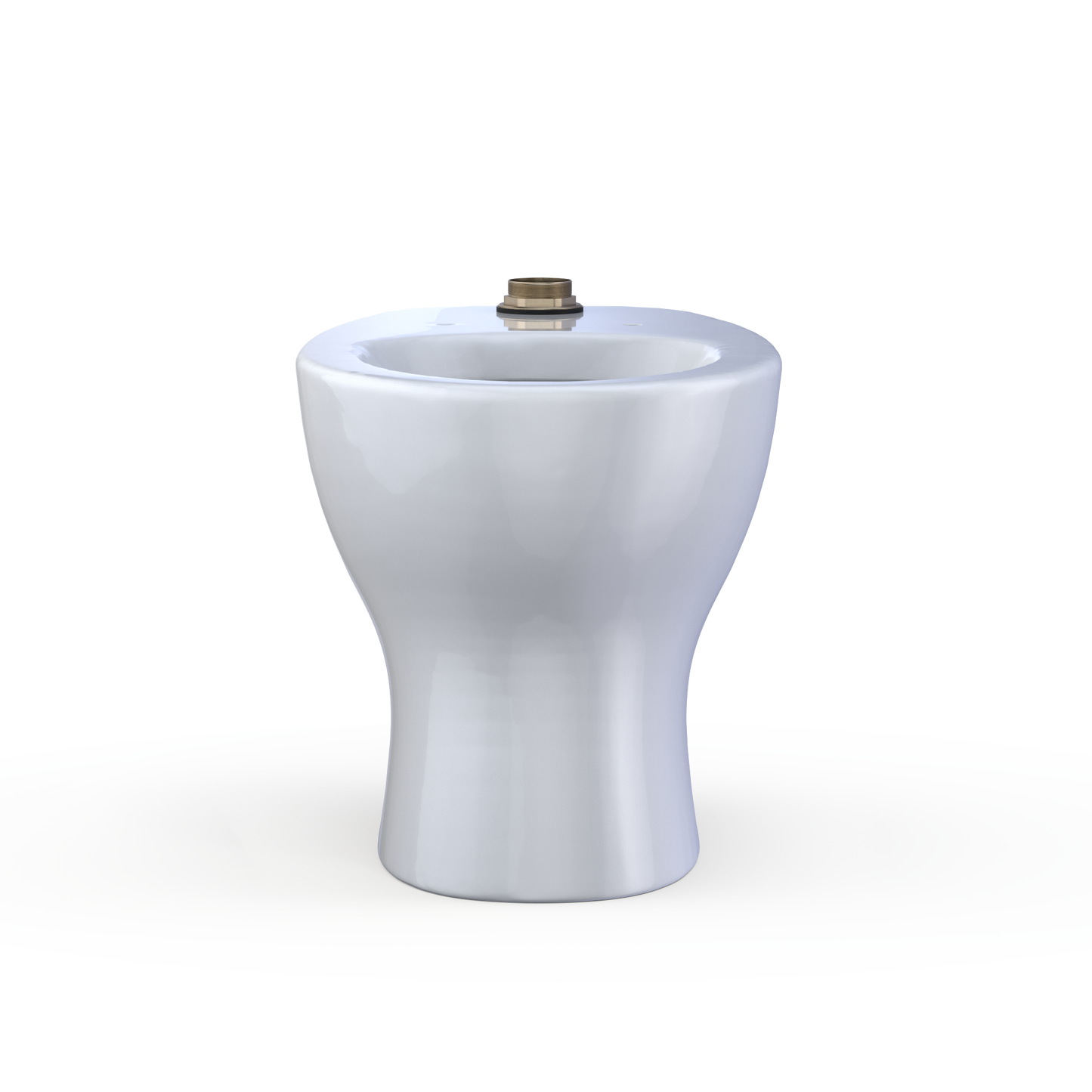 TOTO CT725CUF#01 Tornado Flush Commercial Flushometer Floor-Mounted Universal Height Toilet - Cotton White