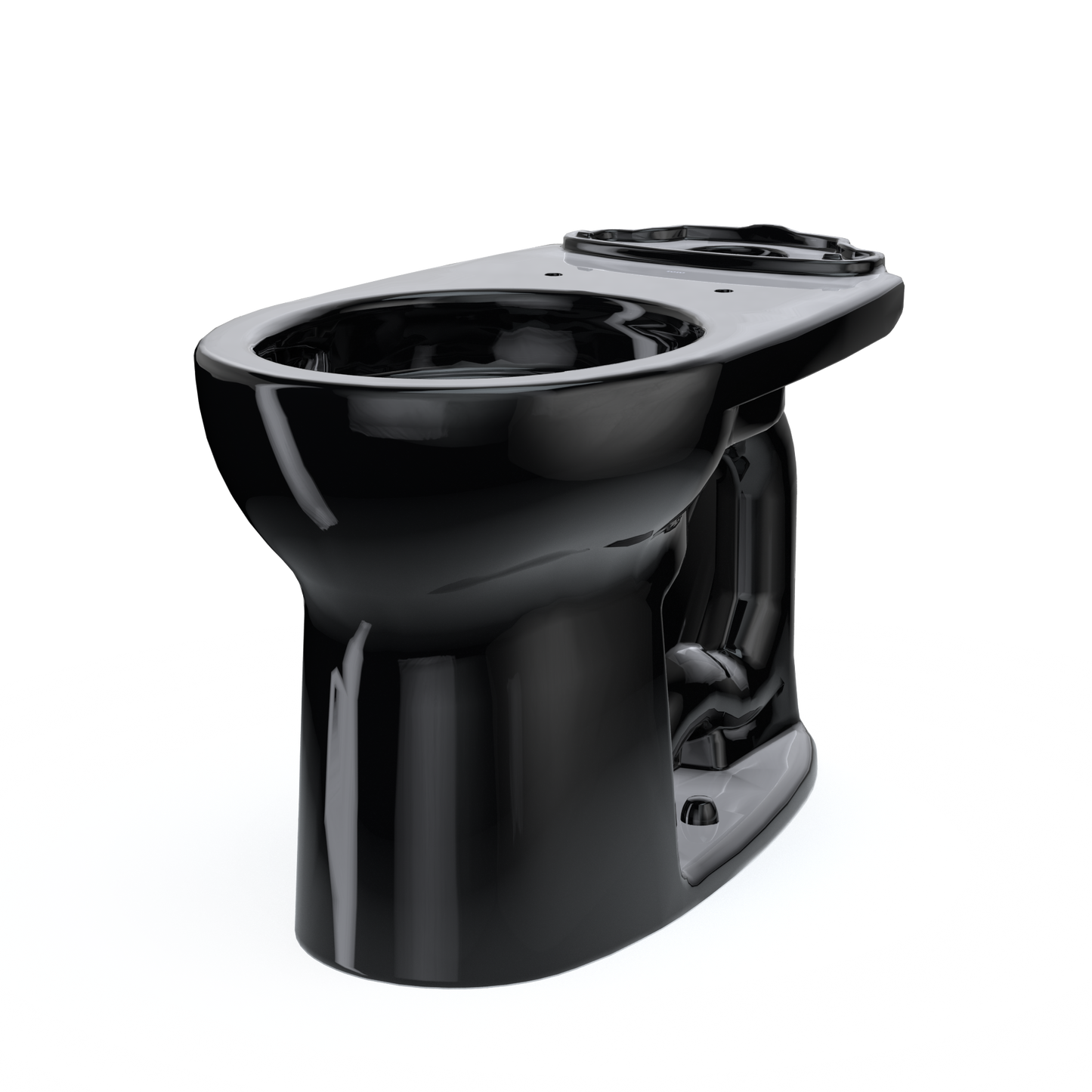 TOTO C775CEF#51 Drake Round Tornado Flush Toilet Bowl - Ebony