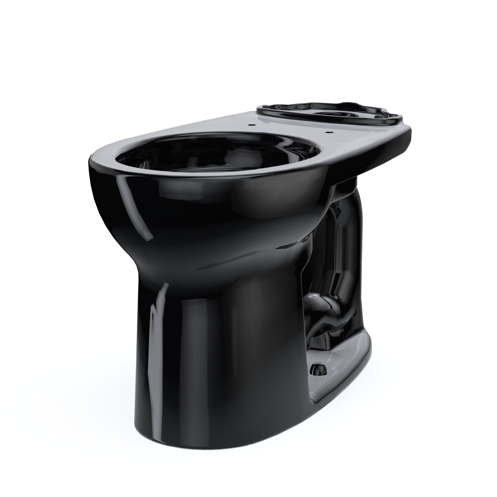 TOTO C775CEF#51 Drake Round Tornado Flush Toilet Bowl - Ebony