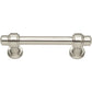 ATLAS 314-BRN Bronte 3" Center to Center Bar Pull - Brushed Nickel