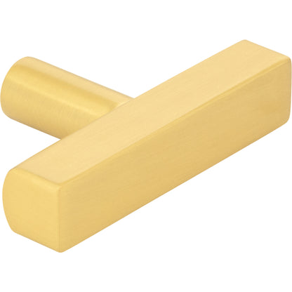 JEFFREY ALEXANDER 845T-BG Dominique 2" Length Bar Knob - Brushed Gold