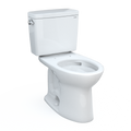 TOTO CST776CSFG#01 Drake  Two-Piece Elongated 1.6 Gpf Universal Height Tornado Flush Toilet With Cefiontect - Cotton White
